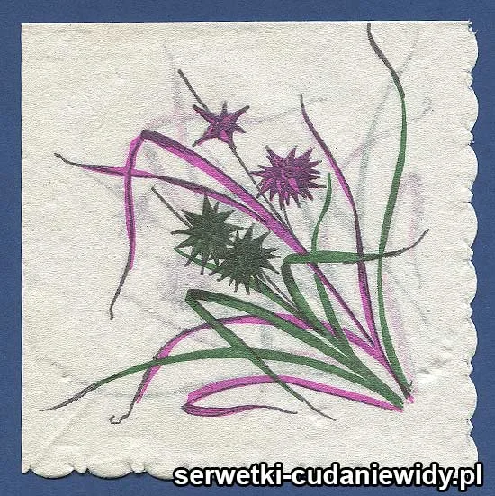 OLD2571 Serwetka Z Lat 60 -Tych