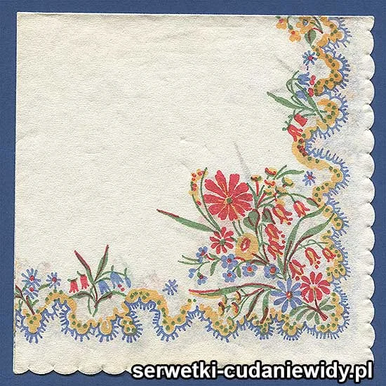 OLD2574 Serwetka Z Lat 60 -Tych