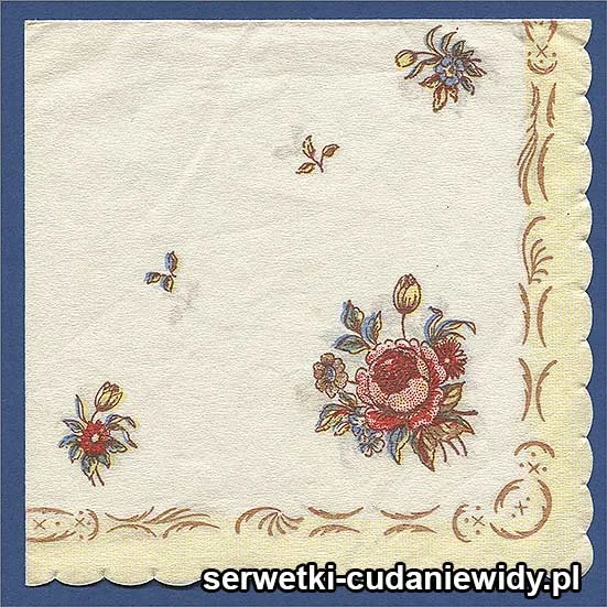 OLD2579 Serwetka Z Lat 60 -Tych