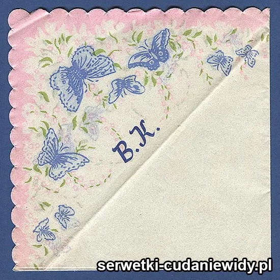 OLD2604 Serwetka Z Lat 60 -Tych