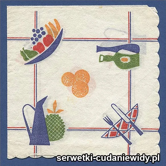OLD2612 Serwetka Z Lat 60 -Tych