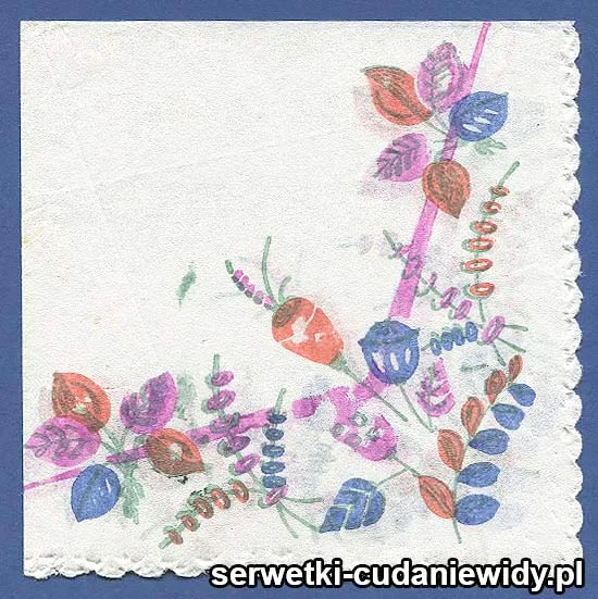 OLD2646 Serwetka Z Lat 60 -Tych