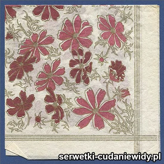 OLD2652 Serwetka Z Lat 60 -Tych