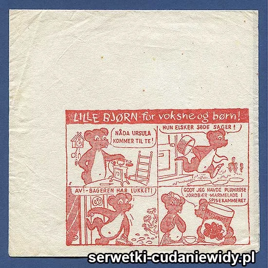 OLD2656 Serwetka Z Lat 60 -Tych