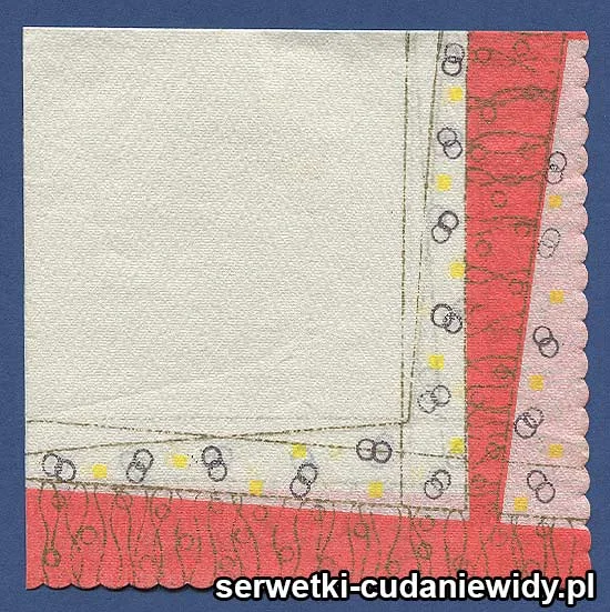OLD2665 Serwetka Z Lat 60 -Tych