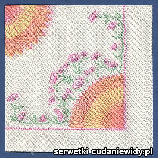 OLD2745 Serwetka Z Lat 70 -Tych