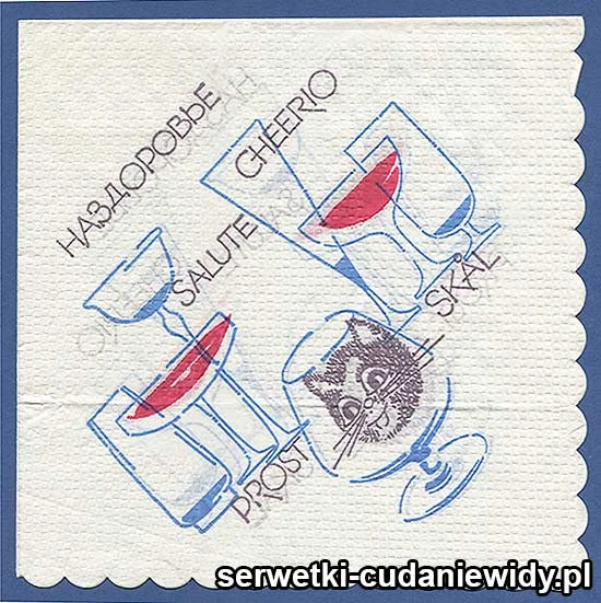 OLD2751 Serwetka Z Lat 70 -Tych