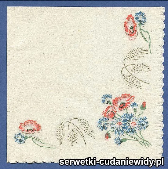 OLD2764 Serwetka Z Lat 60 -Tych