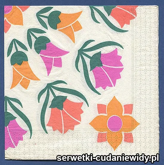 OLD2783 Serwetka Z Lat 70 -Tych