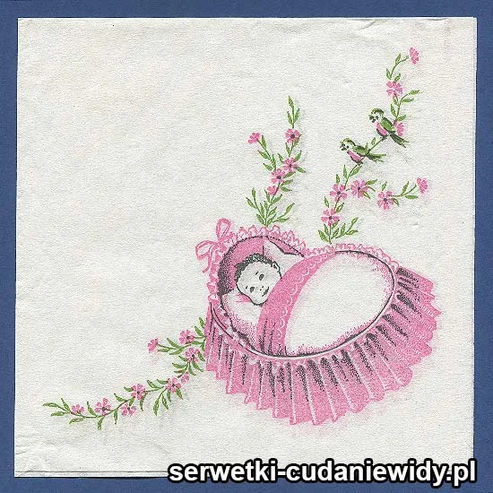 OLD2859 Serwetka Z Lat 60 -Tych