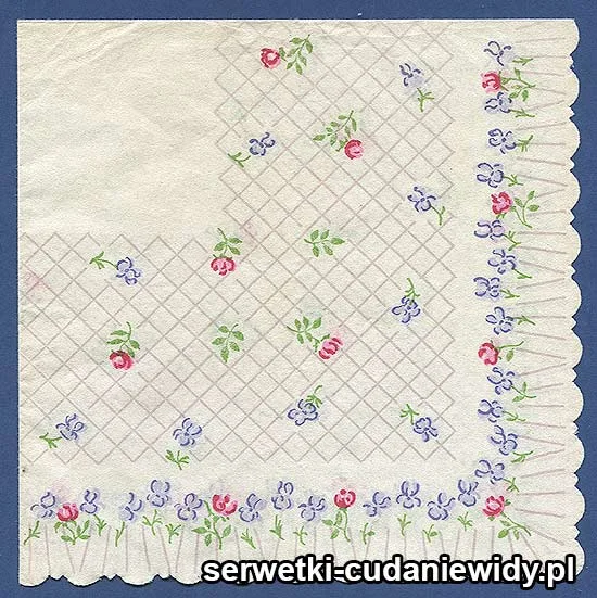 OLD2871 Serwetka Z Lat 60 -Tych