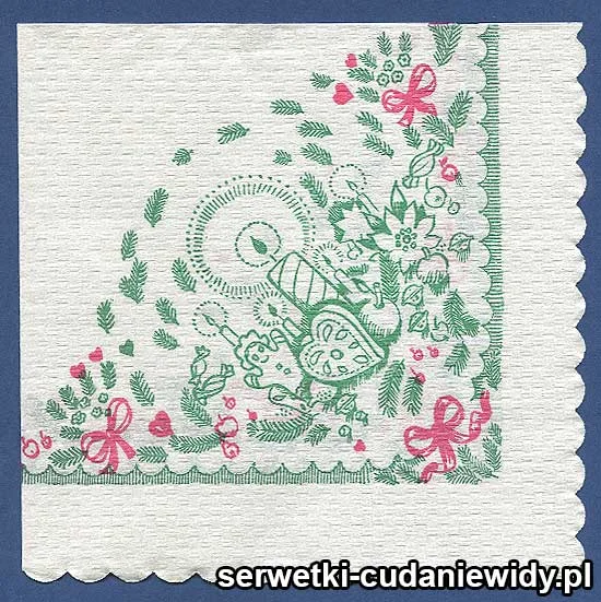 OLD2891 Serwetka Z Lat 60 -Tych