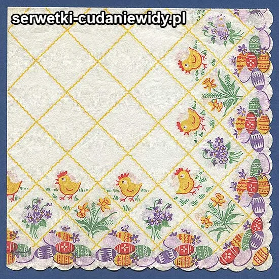 OLD2941 Serwetka Z Lat 60 -Tych