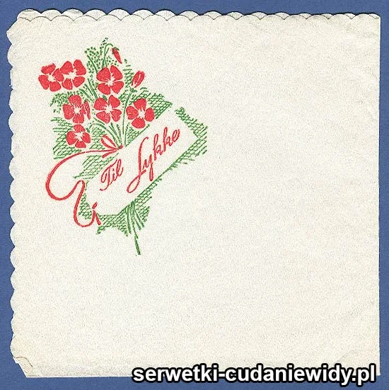 OLD2943 Serwetka Z Lat 60 -Tych