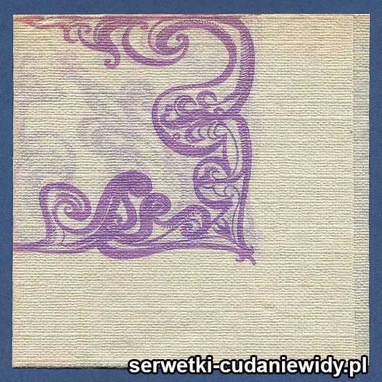 OLD2997 Serwetka Z Lat 80 -Tych