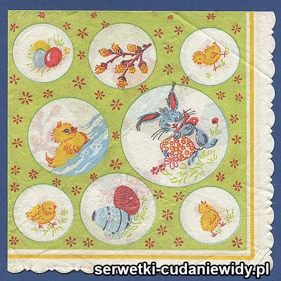 OLD3010 Serwetka Z Lat 70 -Tych