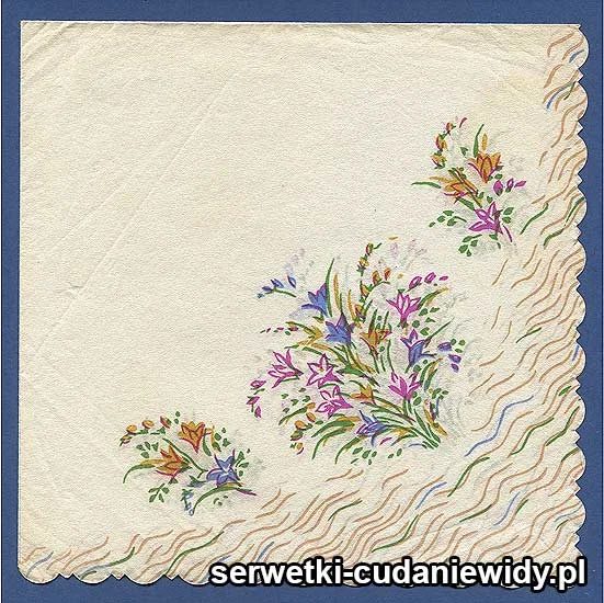 OLD3025 Serwetka Z Lat 70 -Tych