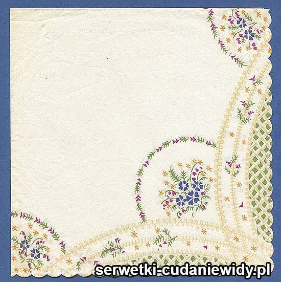 OLD3027 Serwetka Z Lat 70 -Tych