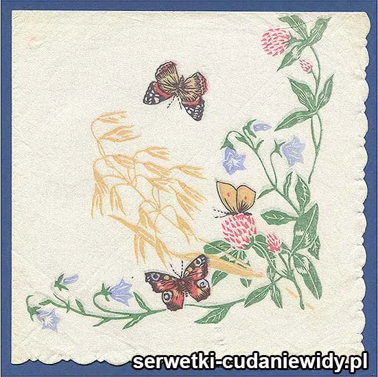 OLD3029 Serwetka Z Lat 70 -Tych