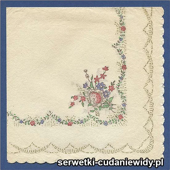 OLD3033 Serwetka Z Lat 70 -Tych