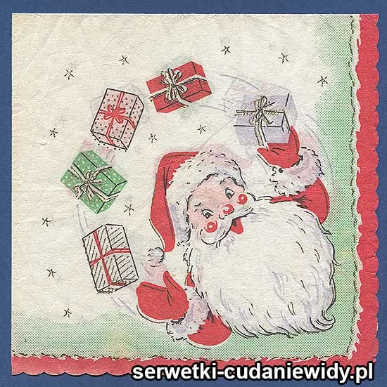 OLD3043 Serwetka Z Lat 70 -Tych