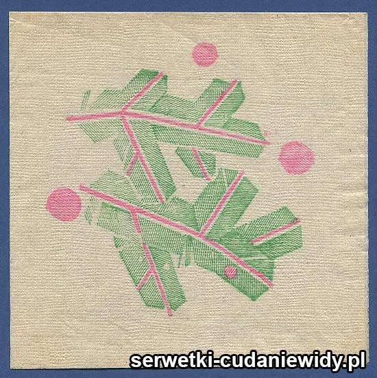 OLD3049 Serwetka Z Lat 70 -Tych
