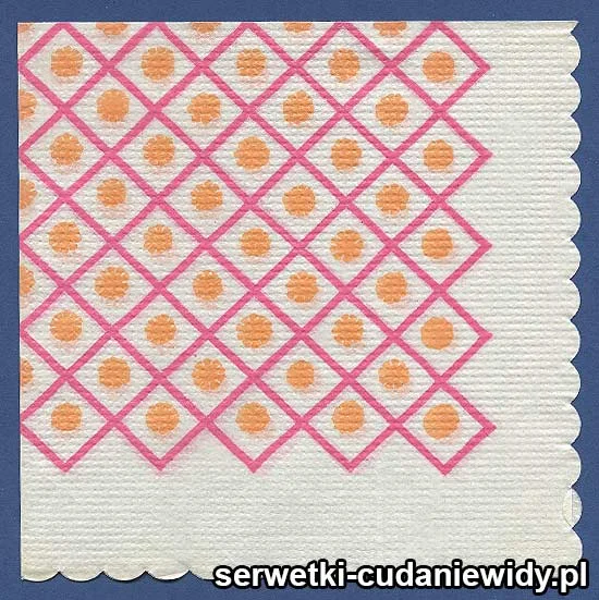 OLD3064 Serwetka Z Lat 70 -Tych