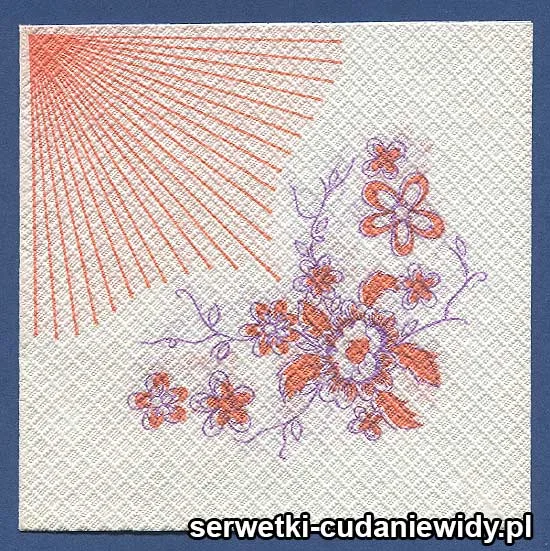 OLD3068 Serwetka Z Lat 70 -Tych