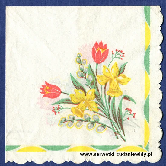 OLD317 Serwetka Z Lat 60 -Tych