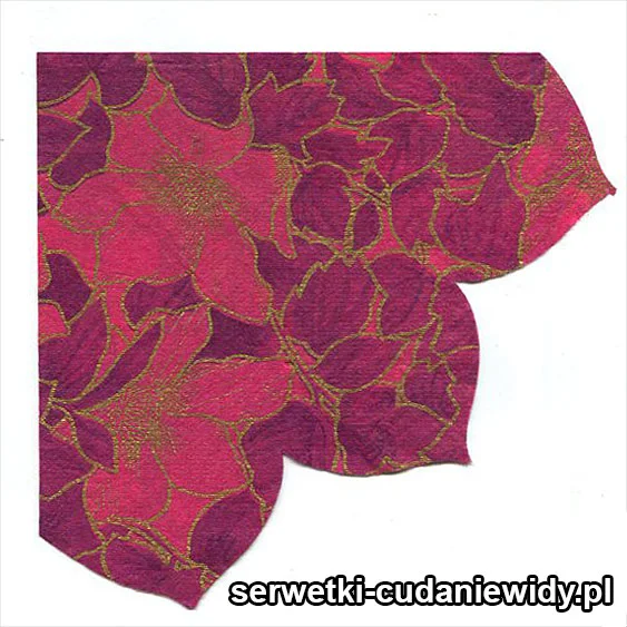 OLD3394 Serwetka Z Lat 80 -Tych