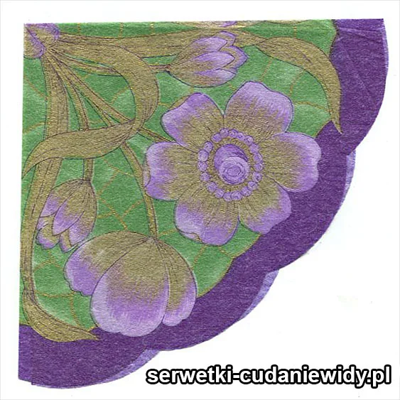 OLD3406 Serwetka Z Lat 80 -Tych