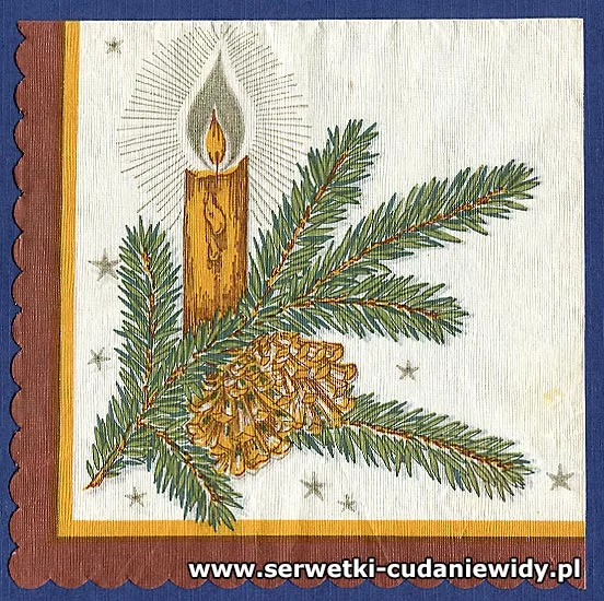 OLD518 Serwetka Z Lat 70 -Tych