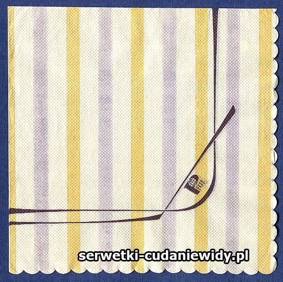 OLD696 Serwetka Z Lat 80 -Tych
