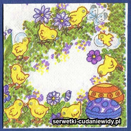 OLD743 Serwetka Z Lat 70 -Tych