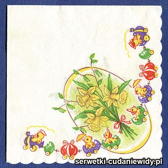 OLD877 Serwetka Z Lat 70 -Tych