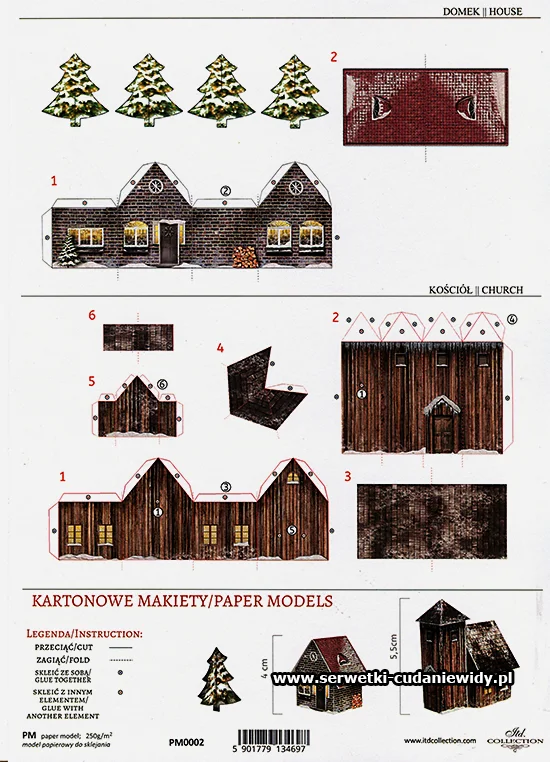 PM0002 Kartonowa Makieta Do Sklejania