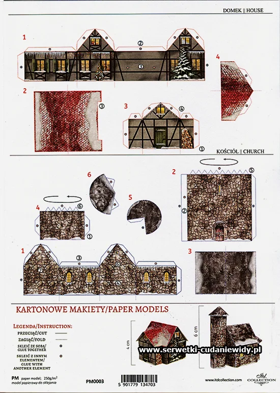 PM0003 Kartonowa Makieta Do Sklejania