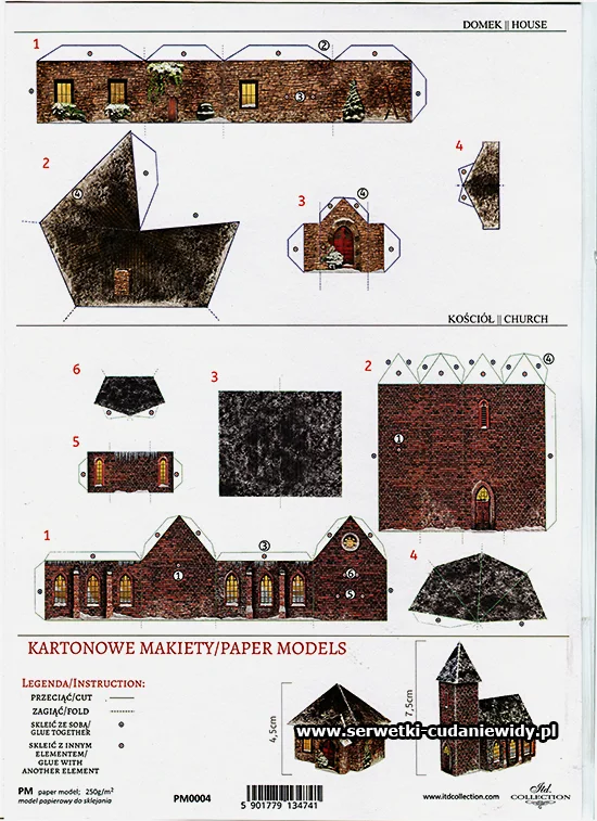 PM0004 Kartonowa Makieta Do Sklejania