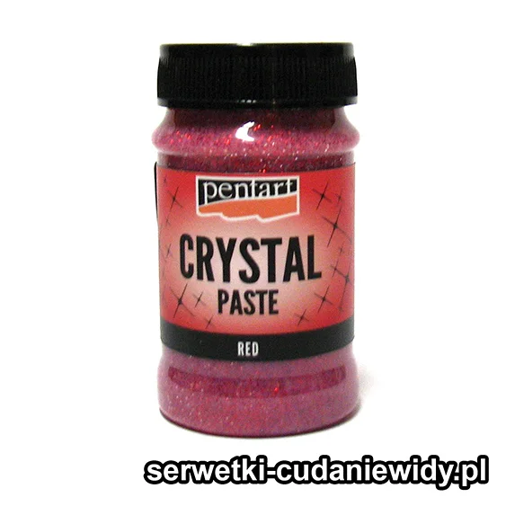 PN517537 Krystaliczna Pasta Połyskująca Czerwona