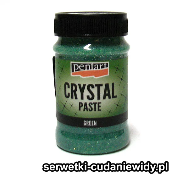 PN517538 Krystaliczna Pasta Połyskująca Zielona
