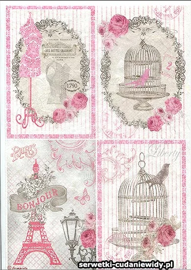 RA007 Papier Ryżowy Stamperia