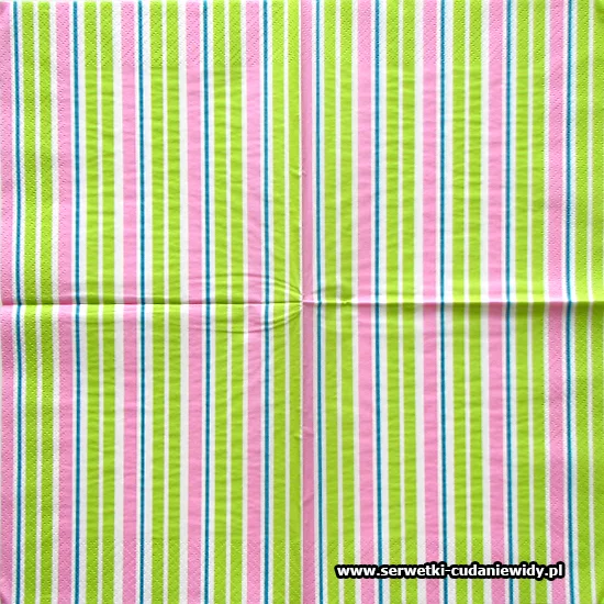 6800-2 Stripes Green And Pink