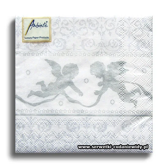 3817PACZKA-2 Angel Silhouette Silver