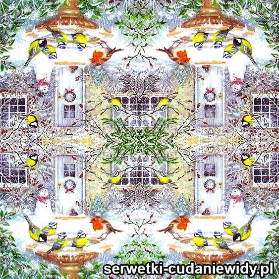 8016 PTASIA KĄPIEL serwetki pojedyncze