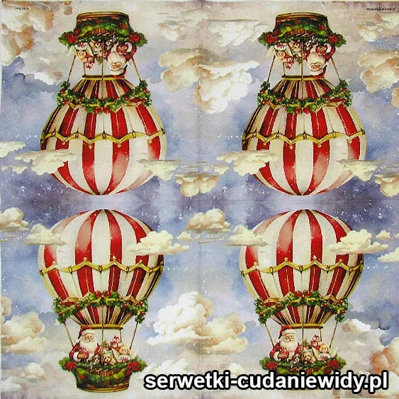 7977 ŚWIATECZNY LOT serwetki pojedyncze