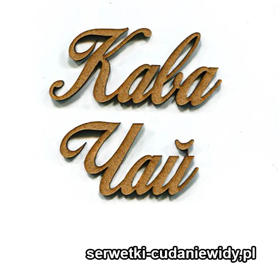 SKL3015 Napis Herbata Ozdobny Z Hdf