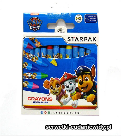 STK352905 Kredki Woskowe Paw Patrol