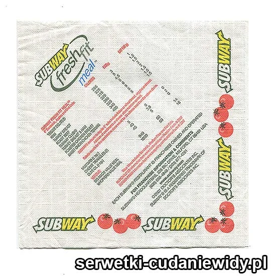 XSR0214 Serwetka Reklamowa