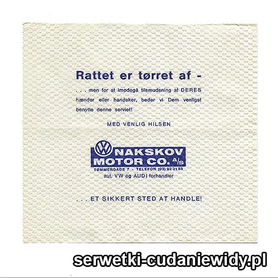 XSR0608 Serwetka Reklamowa